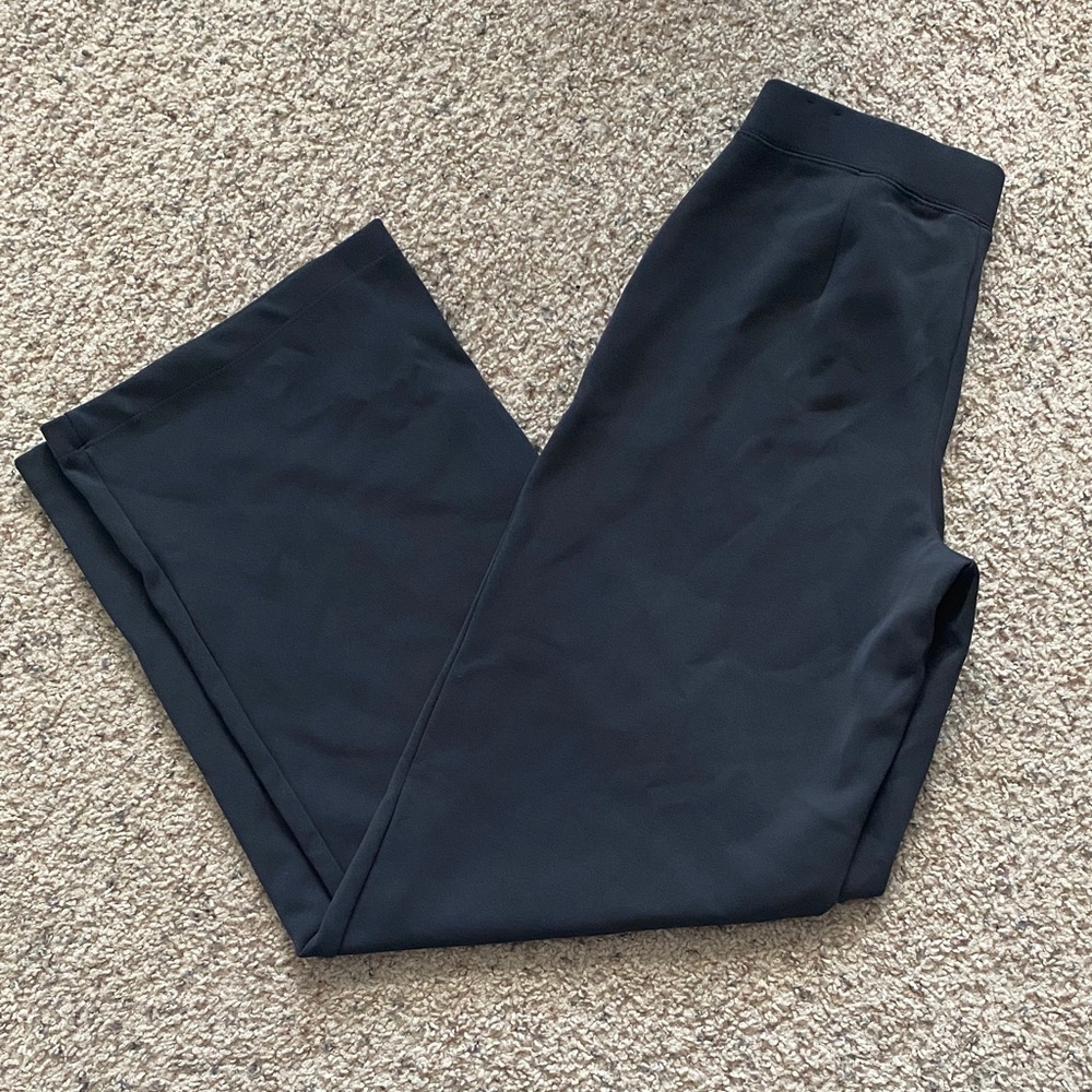 Express Black Funnel Leg Dress Pants